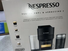 Nespresso Vertuo Pop+ Combination Espresso and Coffee Maker with Milk Frother