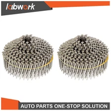 Labwork Stainless Steel Siding Nail 1200 Pack 15 Degree 1-3/4"×.09" Ring Shank