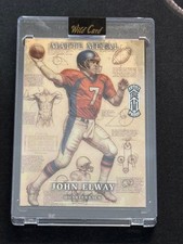 2026 Wild Card Matte Metal Multi-Sport JOHN ELWAY Di Vinci 1/1 ONE of ONE Bronco