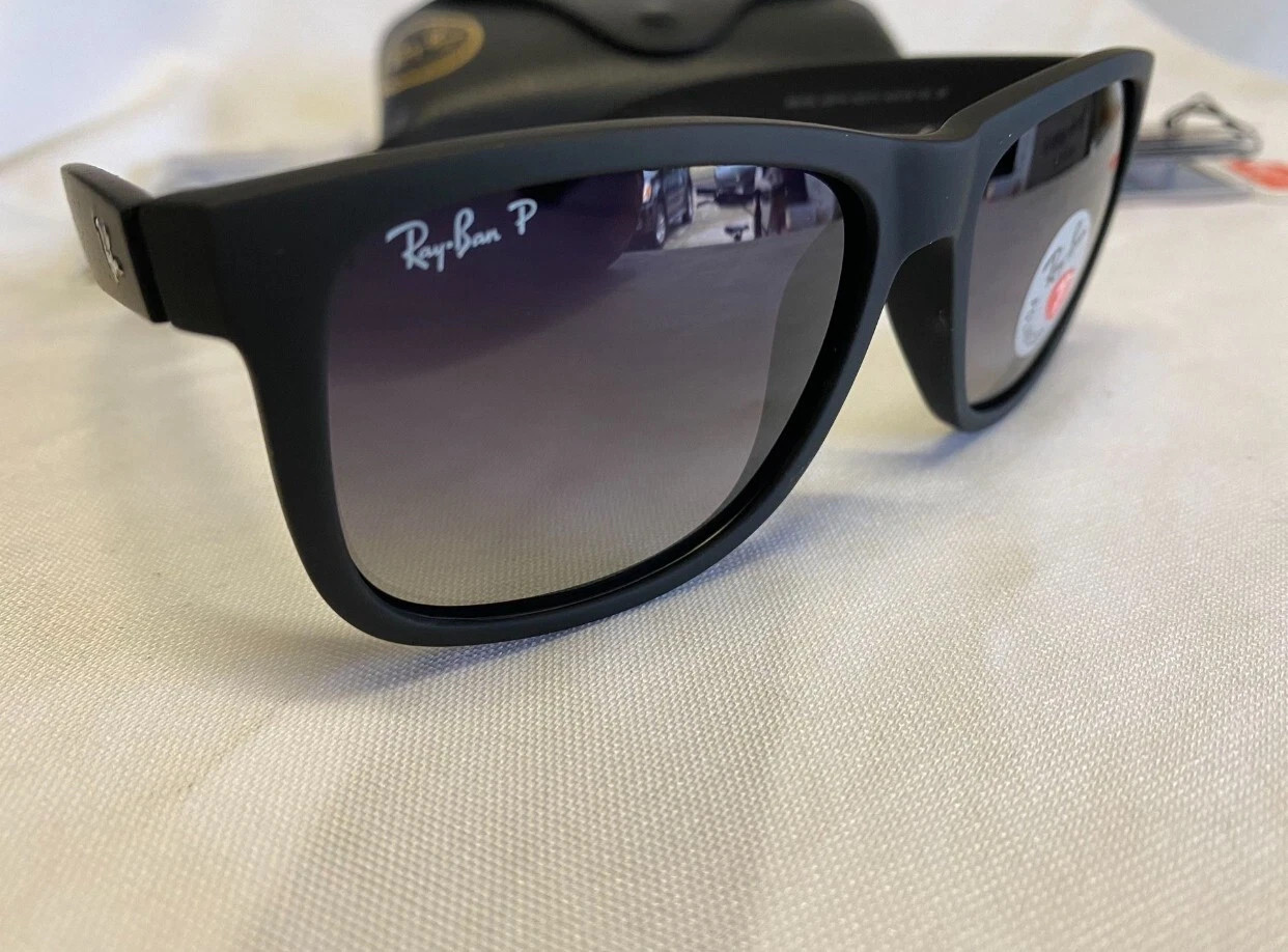 Ray-Ban RB4165 622/T3 55 16 145 Black frame/Polarized lens Sunglasses