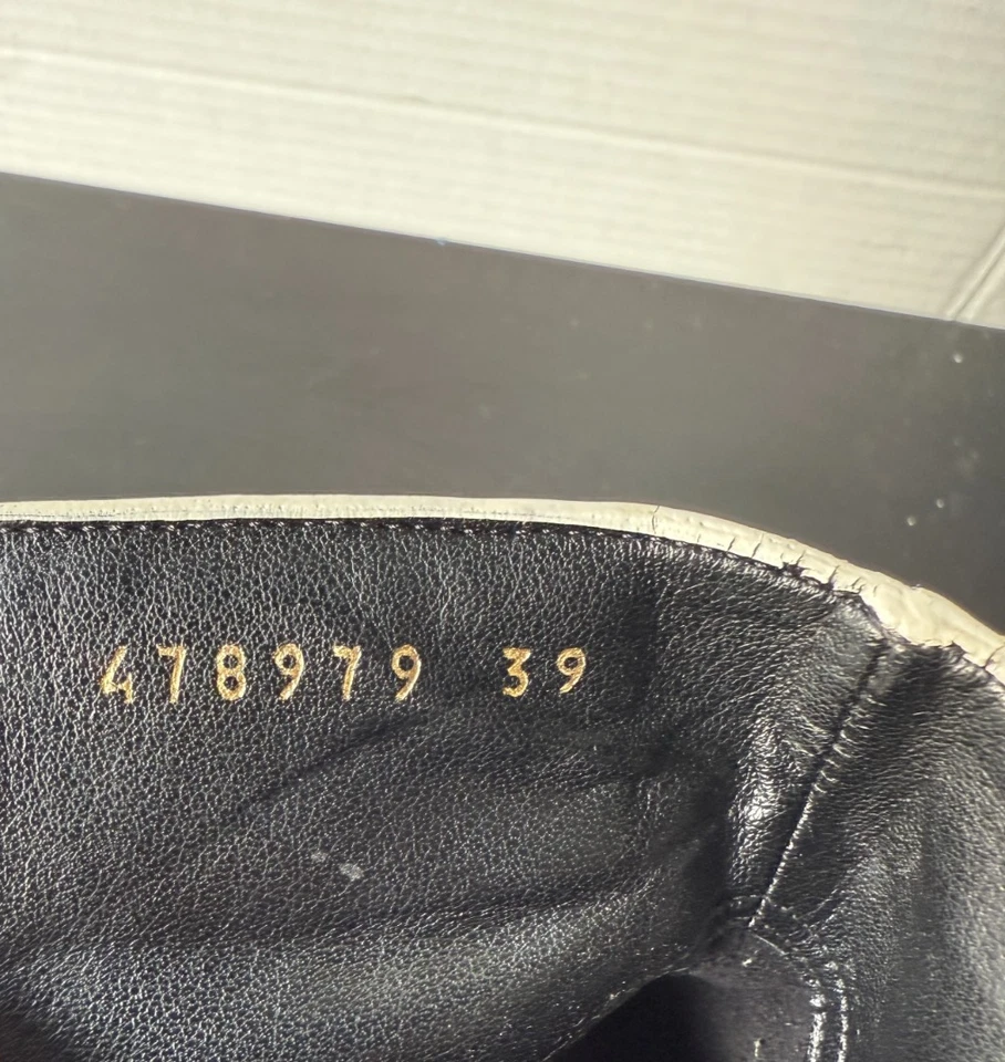 Botines STELLA MCCARTNEY para mujer talla 39 cremallera blancos - defecto menor Foto 2 de 4