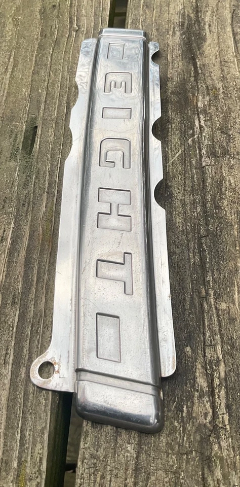 1946-47 РТУТНЫЙ БАГАЖНИК ИМЕННАЯ ПЛАСТИНА ОТДЕЛКА ЭМБЛЕМА МОЛДИНГ = ОРИГИНАЛЬНАЯ ДЕТАЛЬ - Изображение 2 из 4