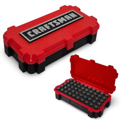 Craftsman Black/Red Themed 50 Round 10mm Ammo Holder - MADE IN THE USA