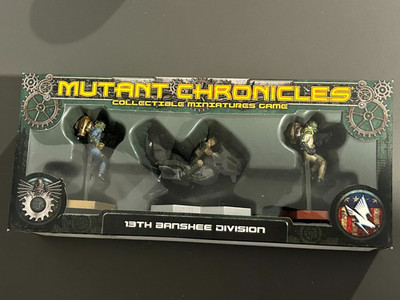 Mutant Chronicles Collectible Miniatures Game - 13th Banshee Division Box New