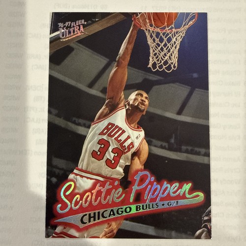 Scottie Pippen #P-18 1996 Ultra Platinum Medallion card