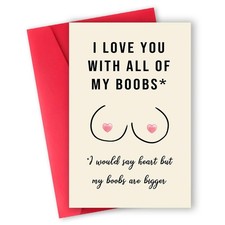 gerdiny Valentines Day Gifts for Him, Funny Valentines Day Card for Husband B...