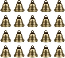 20 Pack Bronze Jingle Bells for Crafts