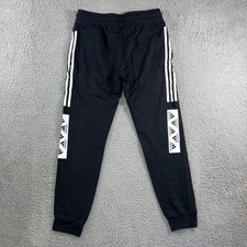 Adidas Sweatpants Women Medium Graphic Logo Tapered Leg Jogger
