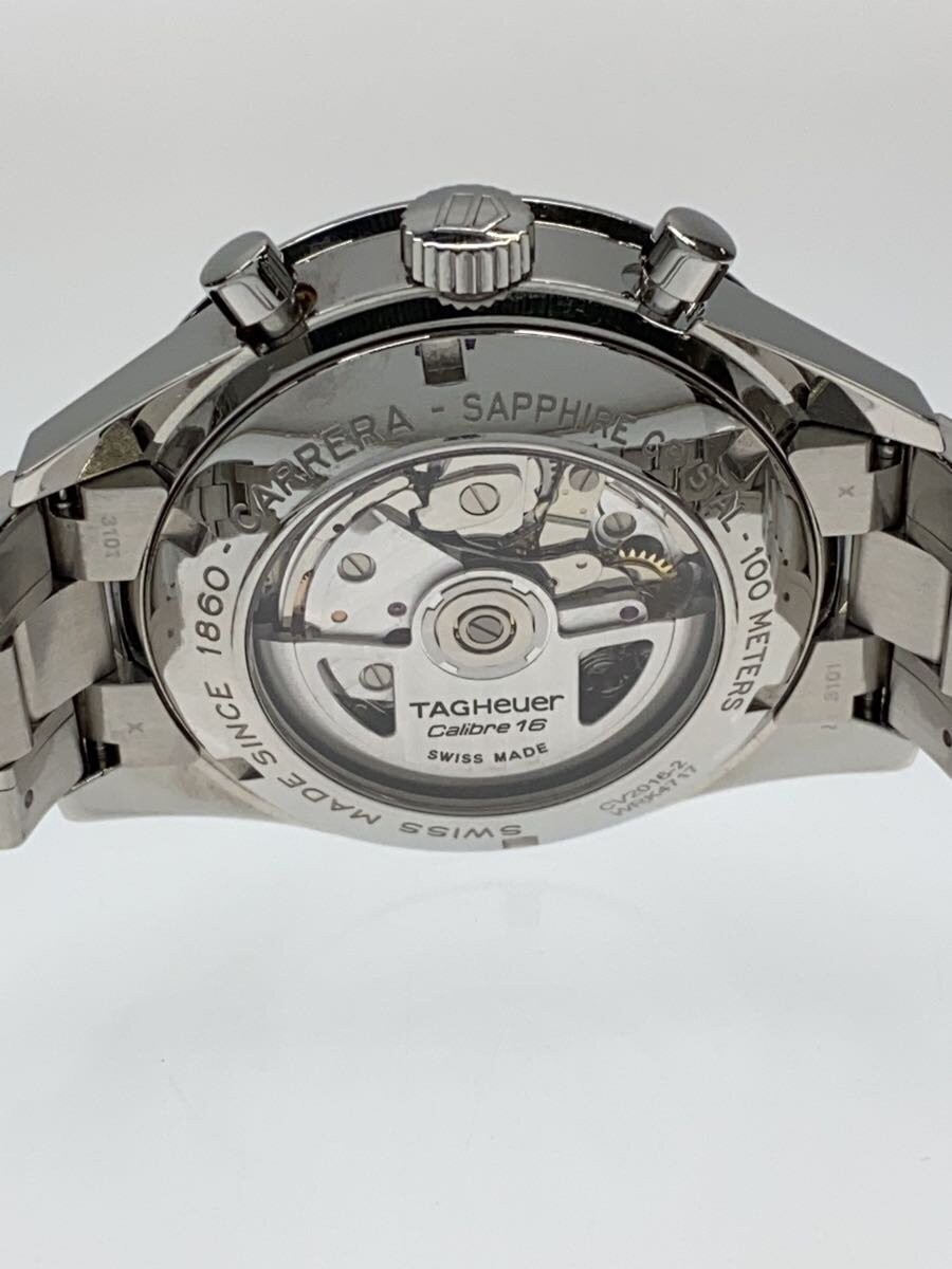 TAGHeuer Automatic Watch Analog Stainless BLK SLV CV2016 May 20 2025 daily diffe image 3