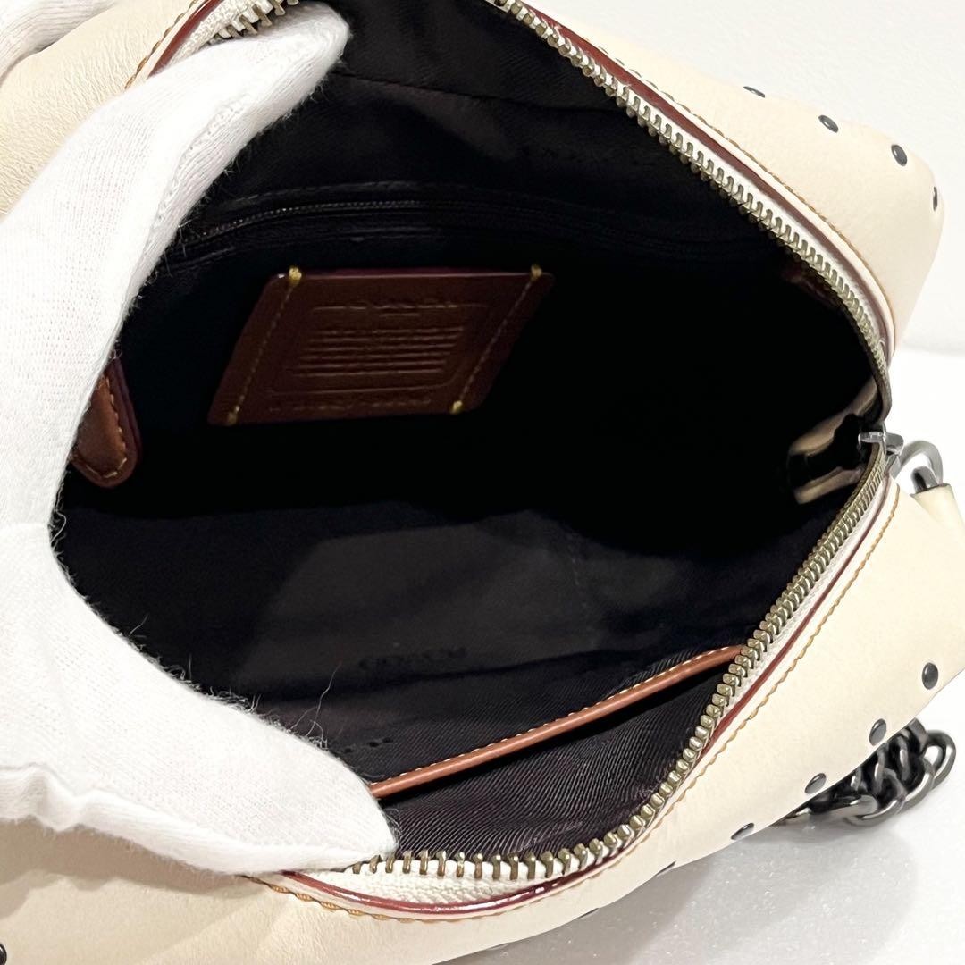 Extremely Beautiful coach Patchwork PVC Chain Sho… - image 17