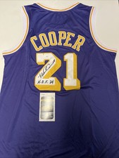 Michael Cooper Autographed Los Angeles Lakers Jersey HOF JSA Authenticated J106