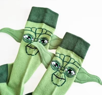 Lustige Socke Star klein Yoda lustige Socke Einheitsgröße