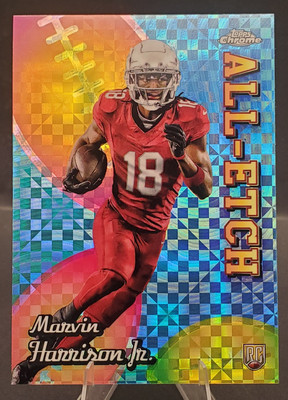 2024 Topps Chrome Marvin Harrison Jr. All-Etch X-fractor RC Cardinals #CAE-MH