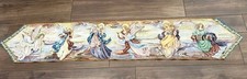 Angel Tapestry Table Runner 70" X 12" Woven Design Elegant Home Decor Holiday
