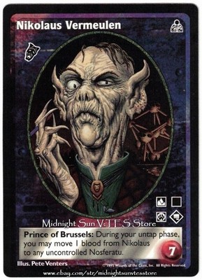 Nikolaus Vermeulen Nosferatu Dark Sovereigns V:TES VTES Vampire CCG