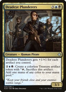 Deadeye Plunderers #220 Ixalan MTG Uncommon