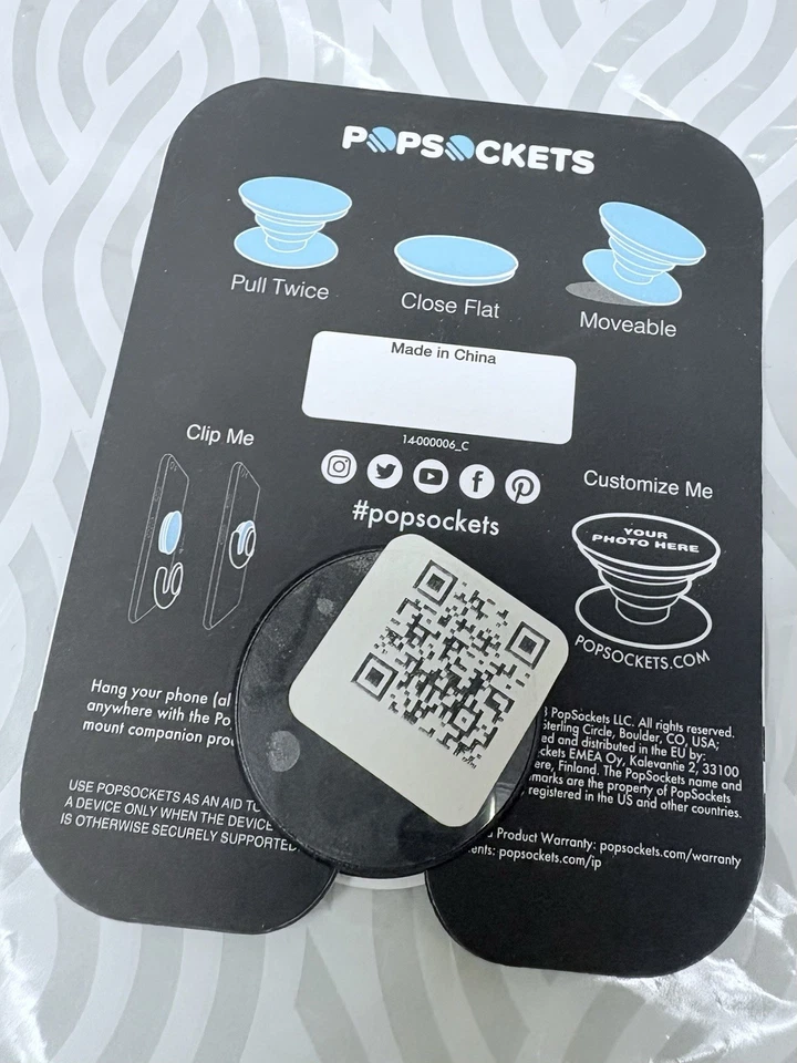 PopSockets  Expanding Stand and Grip for Phones / Tablets  - Manual Gear Shift - Image 2 of 4