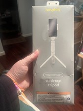 Heyday Desktop Tripod with Smartphone Mount and Bluetooth Remote
