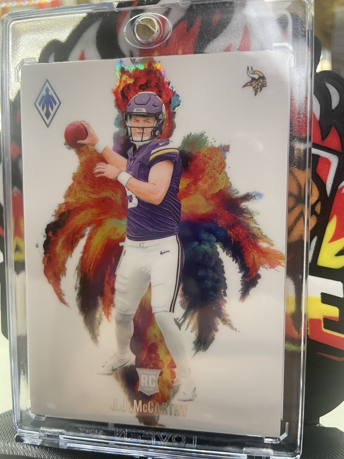 2024 Panini Phoenix - Color Blast J.J. McCarthy #CB-JMY (RC)