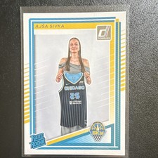 Panini 2025 Donruss WNBA Rated Rookie Ajsa Sivka #93 Chicago Sky Basketball Card