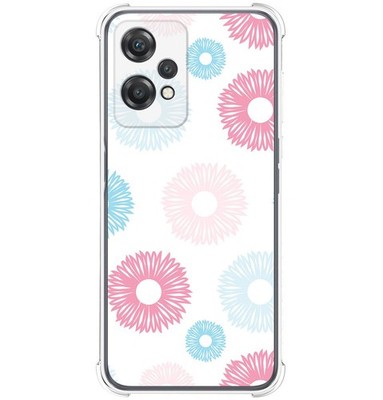 Hülle Silikon Stoßfest für Oneplus Nord CE 2 Lite 5G Design Blumen 06 Zeichnung