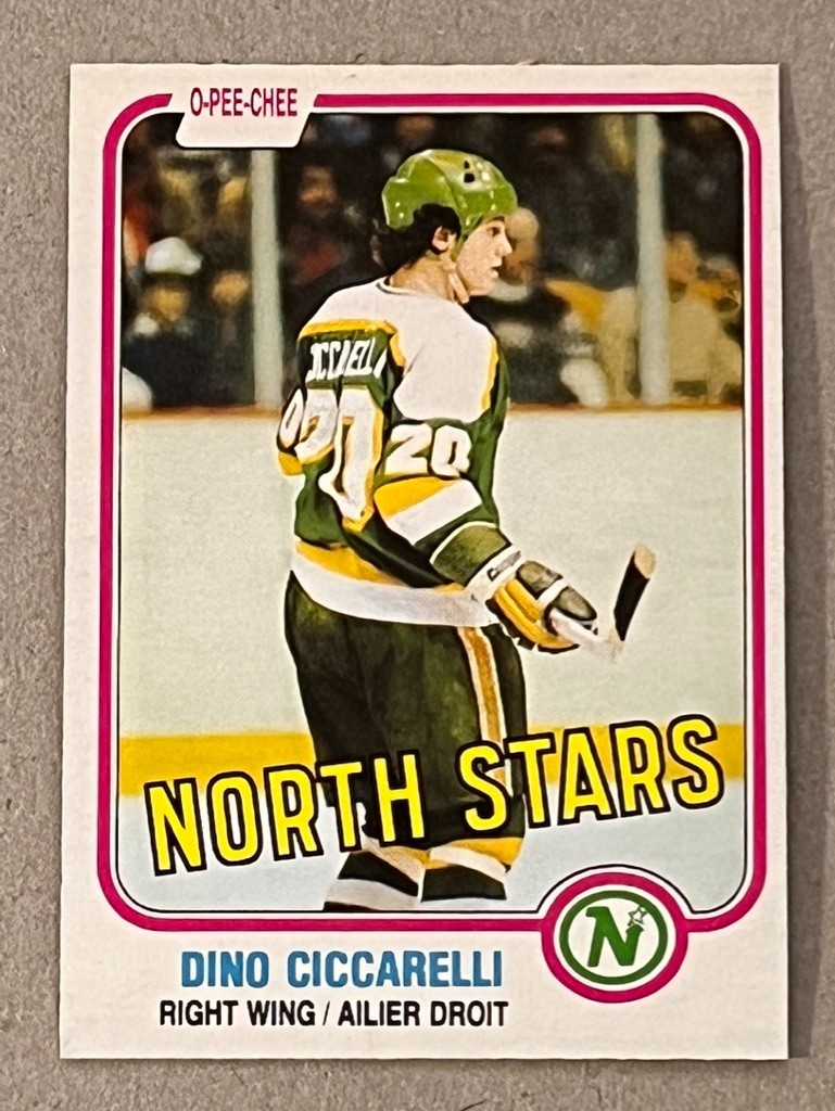 1981 O-Pee-Chee #161 Dino Ciccarelli ROOKIE  Minnesota North Stars