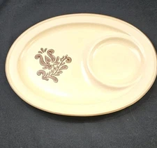 Pfaltzgraff Stoneware Village Snack Tray Vintage Tray Only