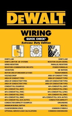 DEWALT Wiring Quick Check (DEWALT Series)