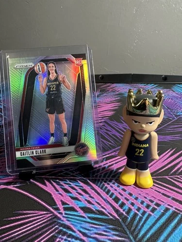 CAITLIN CLARK Ghostwrite WNBA Game Face Indiana Fever 100% Rookie Gold Crown /10