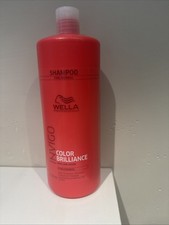 Image of WELLA Invigo Colour Brilliance Shampoo 1000ml For Fine & Normal Coloured Hair