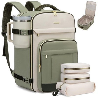 40L Travel Backpack for Women & Men - 17.3 Inch Carry On Backpack & Personal ...
