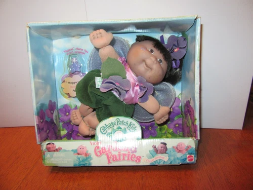Vintage 1998 Cabbage Patch Kids Garden Fairies Maggie Violet New in Box - NIB