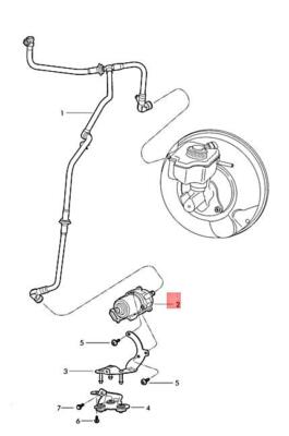 VW JETTA SYNCRO VENTO 163 ELECTRIC VACUUM PUMP FOR BRAKE 1K0612181D NO DUTIES