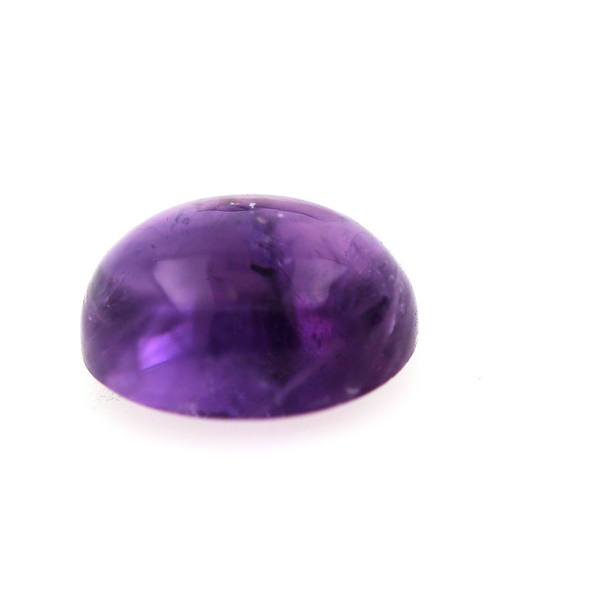Améthyste Uruguay 4.47 cts, pierre fine naturelle violette pour bague de fiançailles et gemmologie