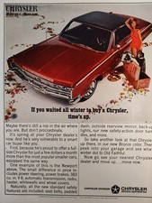 1966 Life Ad Advertisement Chrysler Move Up Move Now Newport V-8 1966 Life Ad Advertisement Chrysler Move Up Move Now Newport V-8