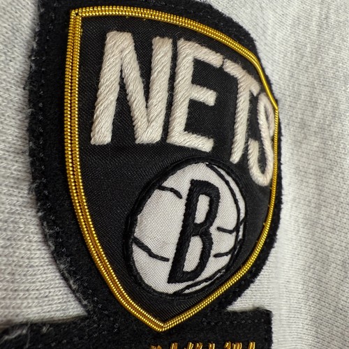 Rowing Blazers X Brooklyn Nets NBA Hoodie Mens Medium French Terry Collab Rare - Picture 5 of 14