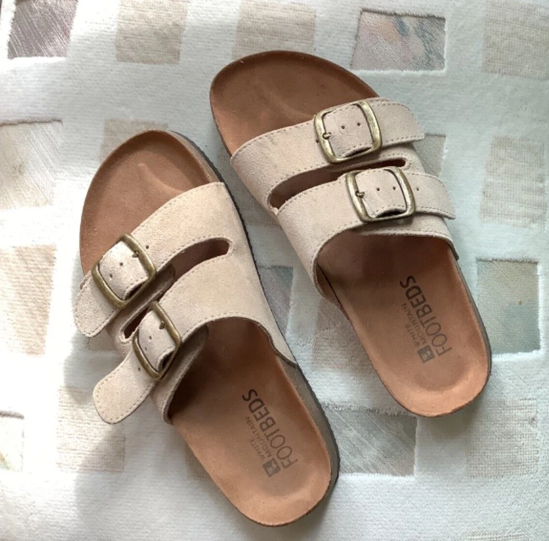White mountain hotsell helga sandals leopard