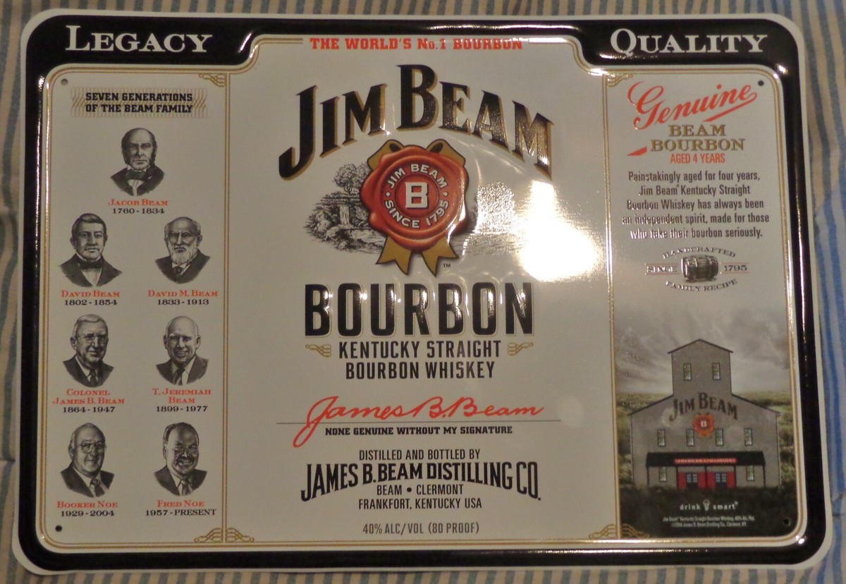値引き】JIM BEAM ロゴ サインプレート、他4点セット 値引き】JIM