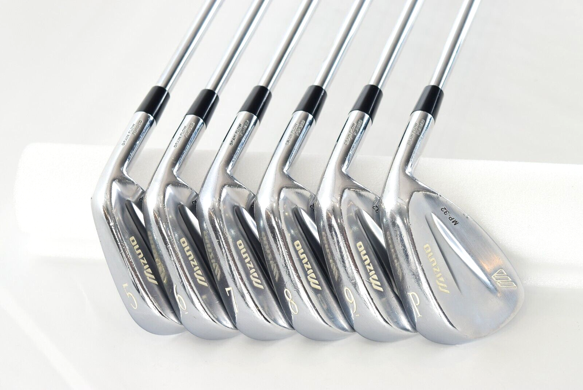 6pcs Mizuno MP-32 Forged 5-6-7-8-9-P PW Irons RH DG AMT S300 Stiff 