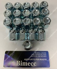 Alu Radmuttern geschlossen Bimecc x 20 UNF Jaguar E Typ XJ XJ40 X350 X308 X300 XK 