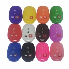 Fit TOYOTA Camry Corolla 4 Button Remote Smart Key Fob Cover Silicone Case  