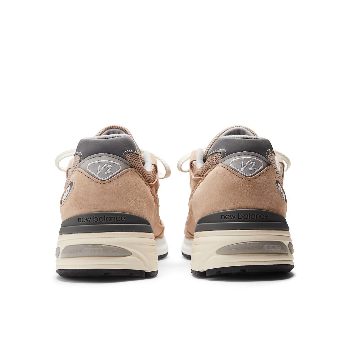 U991BE2 New Balance 991V2 Cuban Sand Harbor Mist Silver (Men