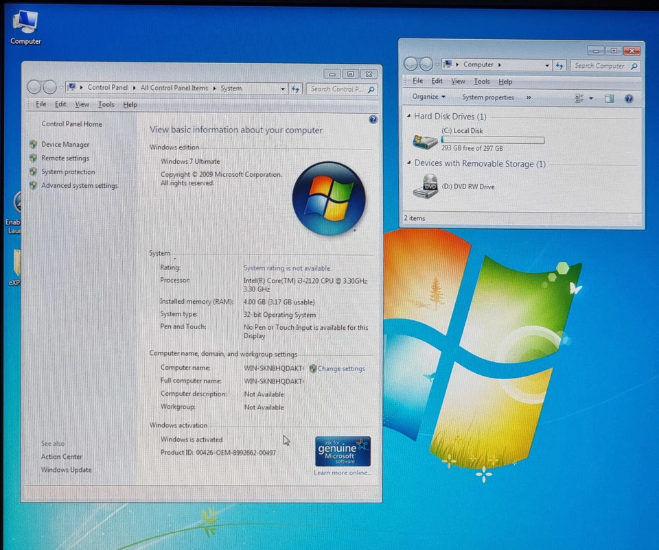 HP COMPAQ 6200 PRO SFF PC Small-Form-Factor Computer 4GB-RAM 320-HDD DVD-RW - Bild 4 von 4