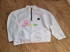 Surf Style Steiner retro vintage white lightweight jacket one size