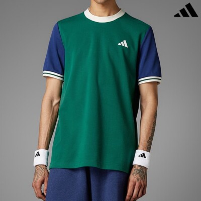 adidas Heritage Tennis Tee Men's Sports Top Training T-Shirts