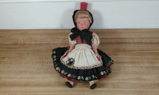 Vintage German Trachten Puppen Doll 9"