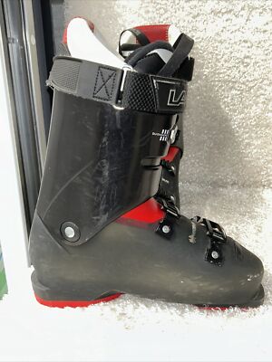 Lange SX80 Black Red Downhill Ski Boots Men's Size 206 MM/ 265