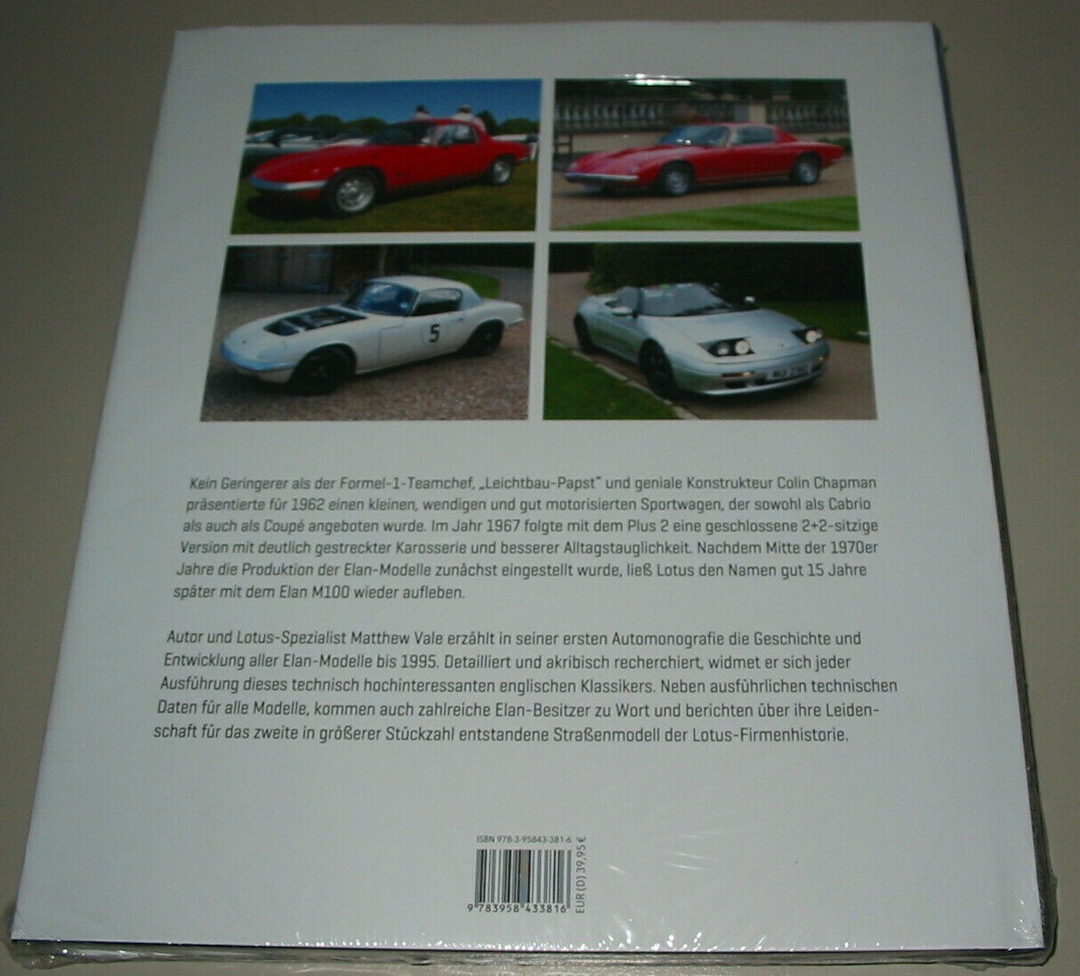 Thumbnail - Bildband Lotus Elan - Die Britische Sportwagenlegende Matthew Vale