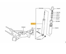 Nissan Leaf Shock Absorber Rear Single 62KWH E62105SJ1B 56210K5SJ1B 2019>