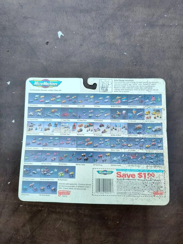 Micro Machines Street Riders #34 Steel Wheels Motorcycle Bonus Pack Galoob D7 - Image 2 of 2